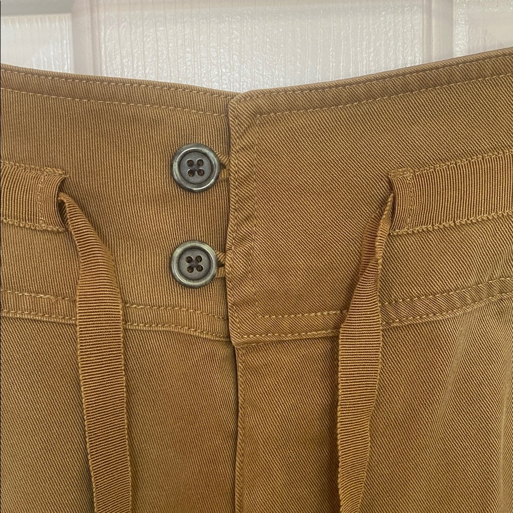 Sundance Sz 10 High-Rise Utility Cargo Pants in Olive Brown - Picture 9 of 15